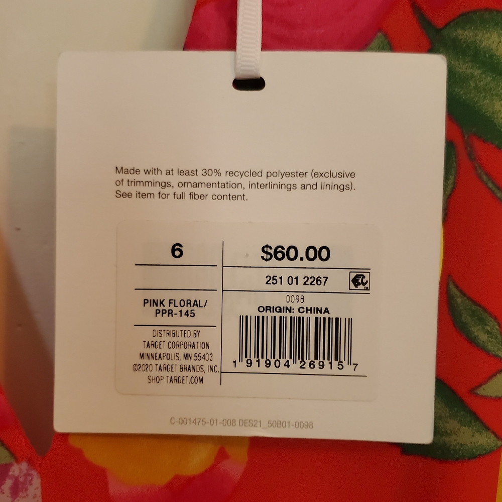 Rixo x Target Red Floral Samba Dress - Picture 4 of 11